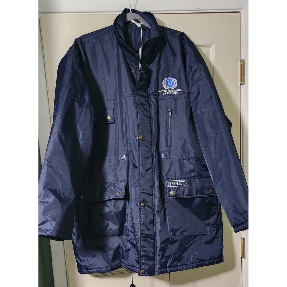 Customized Panola Isola Winter workwear Parka StarTrek Starfleet fan made 2XL